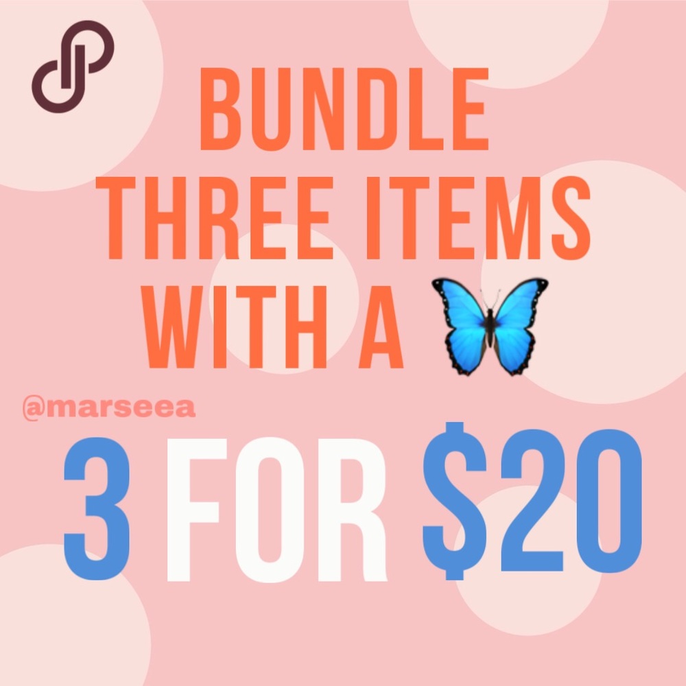 🦋SALE! 3 for $20